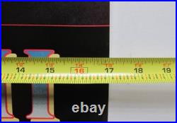 Lot Of 9 Original Vintage 80's RUSH Band Posters Live Concert 17x22 Geddy Lee