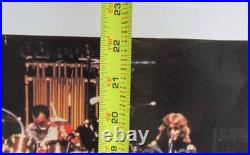 Lot Of 9 Original Vintage 80's RUSH Band Posters Live Concert 17x22 Geddy Lee