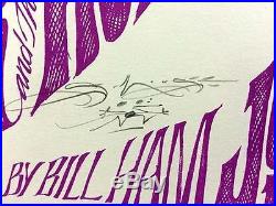 Love Janis Joplin 1966 Concert Poster Avalon Fd17 Fillmore Signed Mouse Original