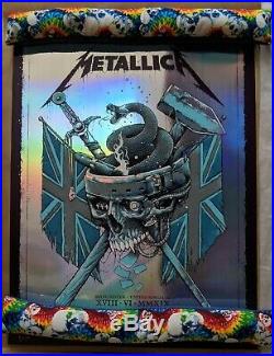 Luke Preece Metallica Manchester Poster 2019 AP FOIL Variant xx/30 SOLD OUT