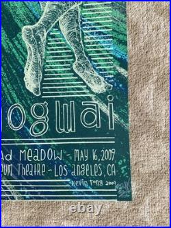 MOGWAI Dead Meadow Los Angles 2009 Concert SCREEN PRINT Poster S&N Kevin Tong