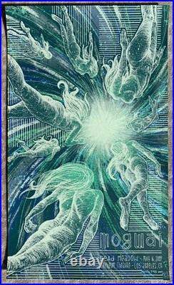 MOGWAI Dead Meadow Los Angles 2009 Concert SCREEN PRINT Poster S&N Kevin Tong