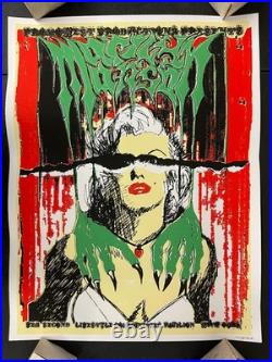 Machine Head 2008 Columbus Ohio LC Pavilion Concert Poster Signed Numbered 7/82