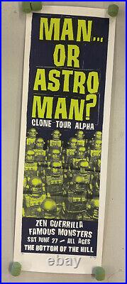Man Or Astroman San Francisco Ca 1998 Original Silkscreen Concert Poster