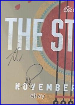 Manchester Orchestra signed concert tour poster framed autographed 24x31