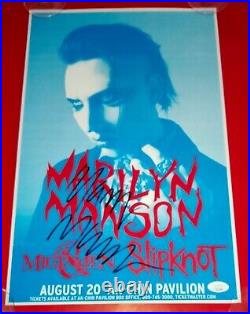 Marilyn Manson Autographed Signed Concert Poster