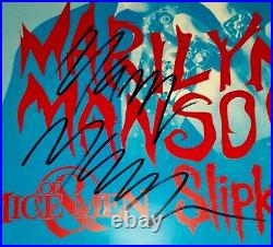 Marilyn Manson Autographed Signed Concert Poster