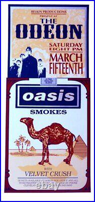 Mark Arminski 1996 Oasis Concert Poster