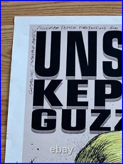 Massive Derek Hess Concert Poster Original from the 1990's Cleveland Ohio Show