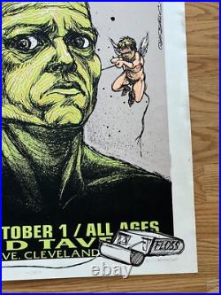 Massive Derek Hess Concert Poster Original from the 1990's Cleveland Ohio Show