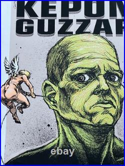 Massive Derek Hess Concert Poster Original from the 1990's Cleveland Ohio Show