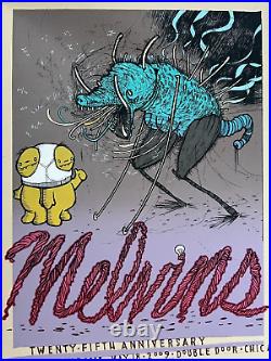 Melvins 2009 Tour Concert Poster Signed S/n Lithograph -chicago Double Door