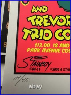Melvins the Social Orlando 2004 Original Concert Poster Stainboy Cartoon