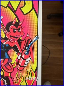 Melvins the Social Orlando 2004 Original Concert Poster Stainboy Cartoon