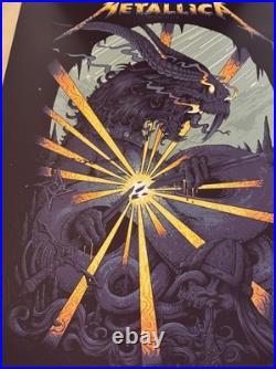 Metallica Concert Poster Austria 2024 Signed And Numbered