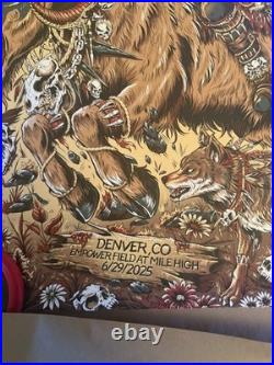 Metallica DENVER CO Ram Warrior NEW 6/29/25 Band Concert Tour POSTER # 30/900