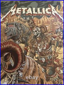 Metallica DENVER CO Ram Warrior NEW 6/29/25 Band Concert Tour POSTER # 30/900