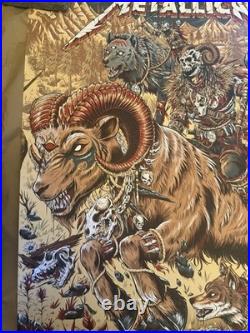 Metallica DENVER CO Ram Warrior NEW 6/29/25 Band Concert Tour POSTER # 30/900