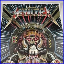 Metallica Las Vegas NV Poster 2018 Concert Rock Band Collectible Bederman Art