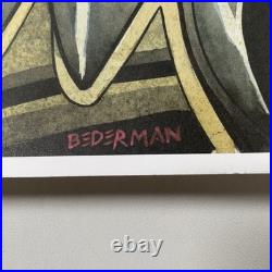 Metallica Las Vegas NV Poster 2018 Concert Rock Band Collectible Bederman Art