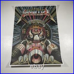 Metallica Las Vegas NV Poster 2018 Concert Rock Band Collectible Bederman Art