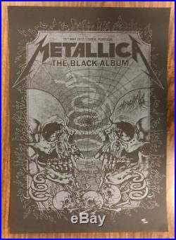 Metallica Lisbon 2012 Original Concert Poster Portugal Silkscreen
