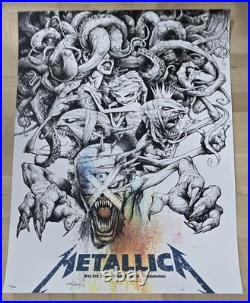 Metallica Madrid 2019 SE Concert Poster 403/450