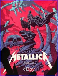 Metallica Poster Minneapolis Minnesota Concert VIP Print Target Center by Florey
