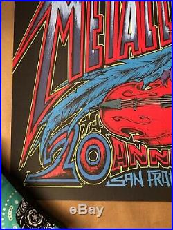 Metallica S&M2 San Francisco Fillmore Concert Gig Poster Show Edition By Squindo