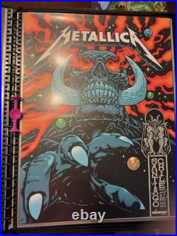 Metallica Santiago Chile Concert Poster 2022