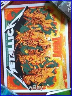 Metallica Slane Castle, Meath Dublin 2019 concert poster/print limited Rare