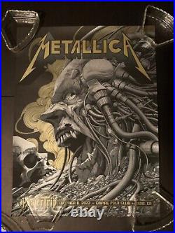 Metallica concert poster