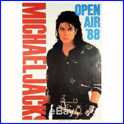 Michael Jackson 1988 Wurzburg Concert Poster (Germany)