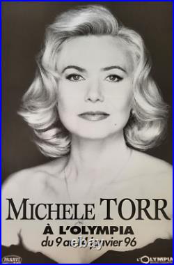 Michele Torr Original Concert Posters Olympia Paris 1996