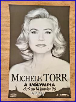 Michele Torr Original Concert Posters Olympia Paris 1996