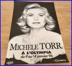 Michele Torr Original Concert Posters Olympia Paris 1996
