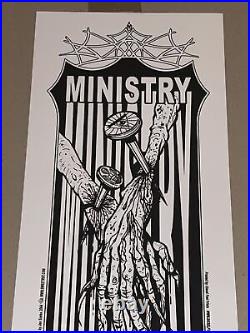 Ministry Original Concert Poster From Philadelphia Trocadero October 22 2004