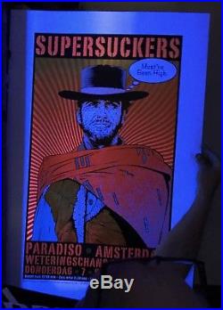 Mint Supersuckers Amsterdam Concert Poster Chuck Sperry Signed Numbered In Hand