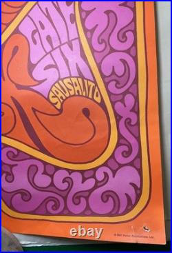 Moby Grape & Big Brother 1967 The Ark Sausalito, Ca. Original Concert Poster