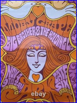 Moby Grape & Big Brother 1967 The Ark Sausalito, Ca. Original Concert Poster