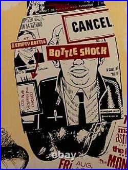 Modern Pop Art Bottle Shock Cancel Culture Original Concert Poster Art Chantry