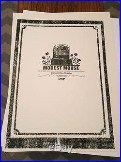 Modest Mouse concert posters, 2005, Decoder Ring Design Concern, LOT OF 14