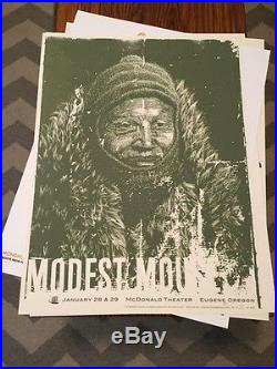 Modest Mouse concert posters, 2005, Decoder Ring Design Concern, LOT OF 14