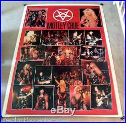 Motley Crue 40x60 Shout At the Devil Concert Collage Giant Subway Poster