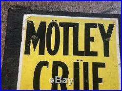 Motley Crue Original 1981 Concert Poster