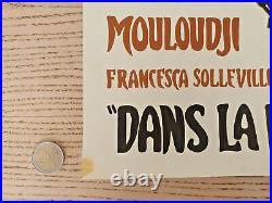 Mouloudji Original Concert Poster Old Dovecote -Very Rare- Poster 1969