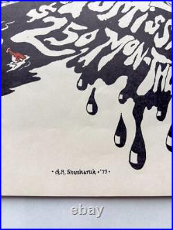 Muddy Waters EGRESS Concert Poster, 1973 Shankaruk Muddy Waters EGRESS Concert Poster, 1973 Shankaruk