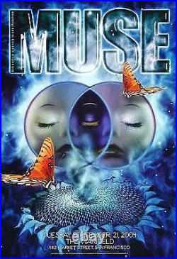 Muse Warfield Bgp323 Concert Poster Fillmore Mint