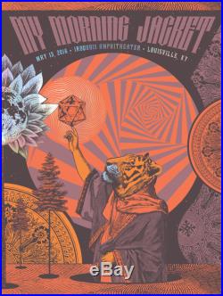 My Morning Jacket Concert Poster Status Serigraph AP Limited Edition of 25