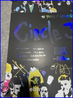 NEW Circle Jerks SIGNED FOIL 45 Years of Group S3X Punk Band Concert Tour POSTER